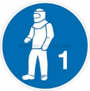 Gebotszeichen: Schutzkleidung tragen 1
