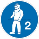 Gebotszeichen: Schutzkleidung tragen 2